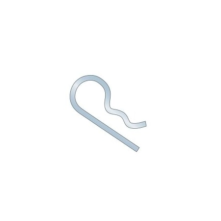 Huyett Bridge Pin, Zinc Plated Spring Steel, 0.177 in Wire Dia x 2.766 in Length x Fits 17/32 in Shaft BP-154