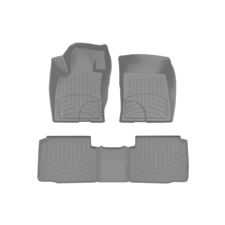 Weathertech Grey, Front and Rear FloorLiner HP 461587-1-2IM