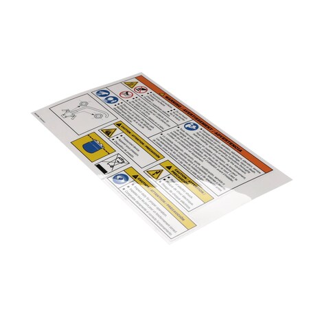 Cleveland LABEL SHEET, GAS, ELEC, STM KE603996-1