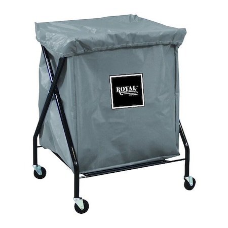 Royal Basket Trucks X-Frame Hamper, 150 lb Capac., 26" L G08-GGX-XAA-3ONN