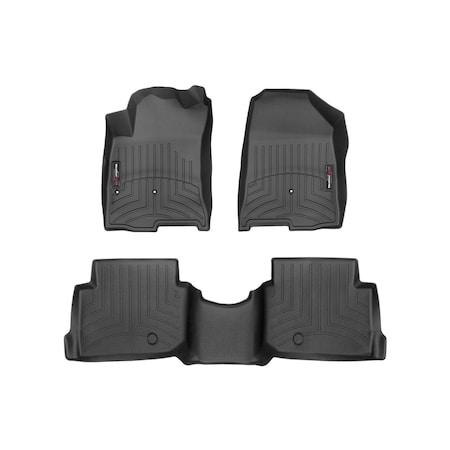 Weathertech Black, Front and Rear Floorliners 4416201-4411153