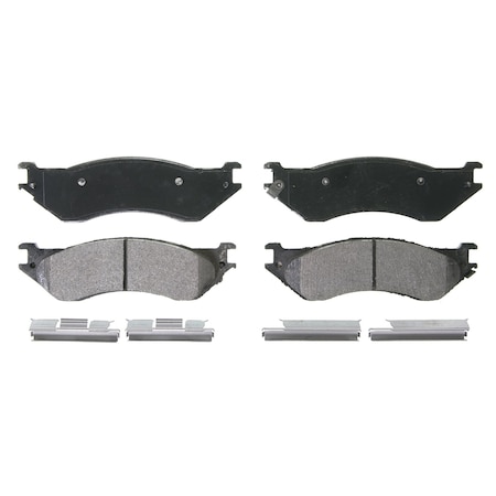Wagner Brake QuickStop Rear Disc Brake Pad Set Semi-Metallic,  ZX702A