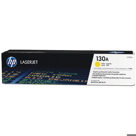Hp 130A Yellow Original LaserJet Toner Cartridge, 1,000 Yield CF352A