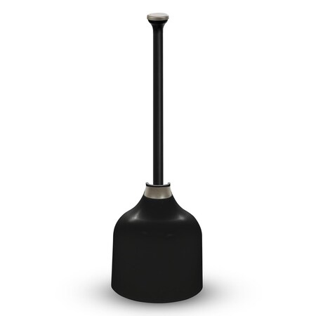 Korky Toilet Plunger and Caddy 13.75 in. L X 6 in. D 98BN-4