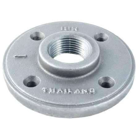 Msi Products 1in INDUSTRIAL 150lb Black Malleable Iron Floor Flange A2063016