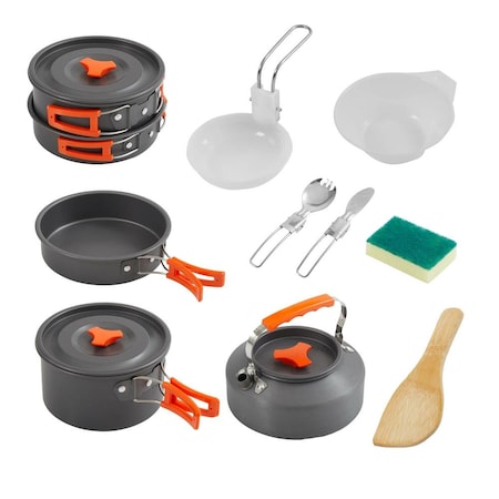 Nutrichef Camping Cookware Set NCCWCMP12