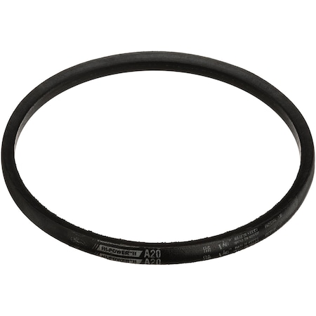 Gates V-Belt, Hi-Power II, A20, A, EPDM, 22 in, 1/2 in Top Width A20