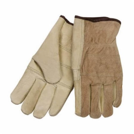 Mcr Safety Industrial Grade General Purpose Gloves, Driver, Large, Gunn Pattern/Standard Finger/Keystone Thumb 3205L