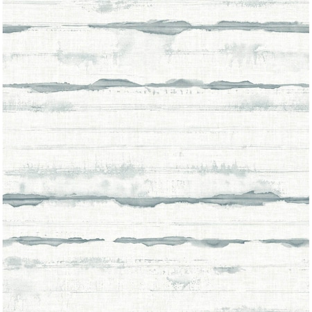 A-Street Prints Destin Teal Stripe Wallpaper 4172-27519