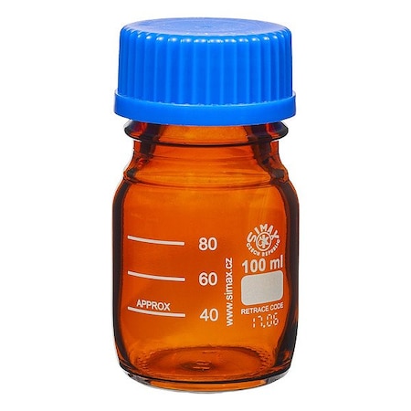 United Scientific Supplies Inc Media/Store Btl, Boro Glass, 105mm H, PK10 BMA0100