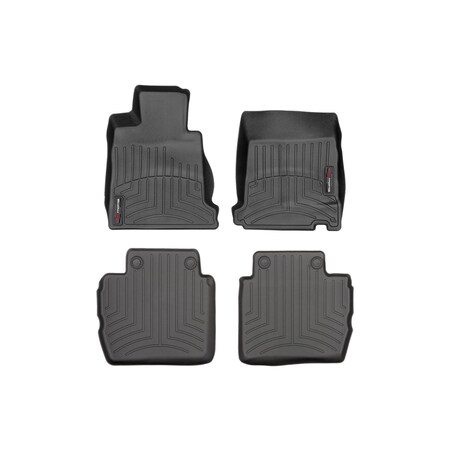 Weathertech Black, Front and Rear Floorliners 44202-1-4
