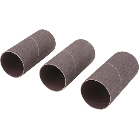 Grizzly 2" Dia. x 4-1/2" A/O Hard Sanding Sleeve, 60 Grit, 3PK H5450