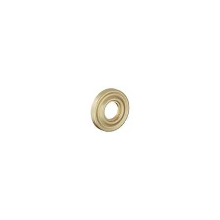 Baldwin 2in Traditional Passage Rose Pair Lifetime Satin Brass Finish R057044PS