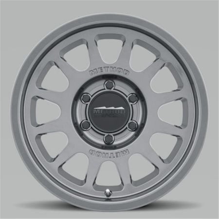 Sonrie 16 x 8 in. 0 mm Offset 6 x 5.5 106.25 mm CB MR703 Gloss Titanium Wheel SO3867658