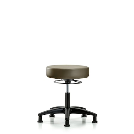 Blue Ridge Ergonomics Vinyl Stool, Desk, Glides, Royal BR-VDHSO-RG-RG-8809