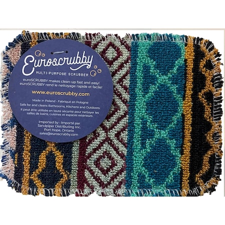 Euroscrubby Medium Duty Scrubber For Kitchen and Bath 6 in. L 1 pk 1001