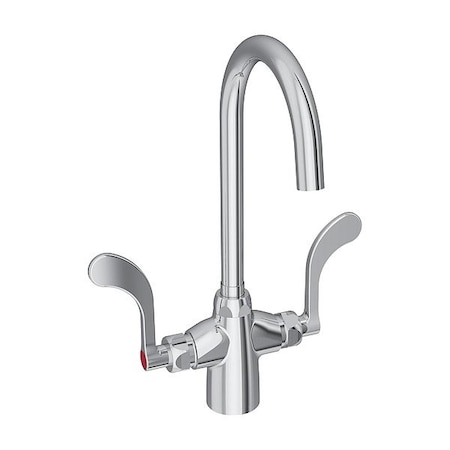 Elkay Handle-Operated Faucet, Manual, Gooseneck LK500LGN05T4