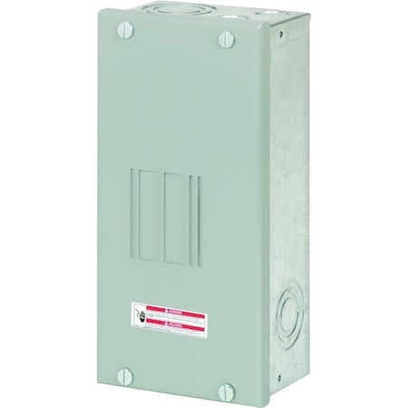 Eaton Cutler-Hammer Load Center, 2 Spaces, 70A Amps, 120/240V AC BR24L70FP
