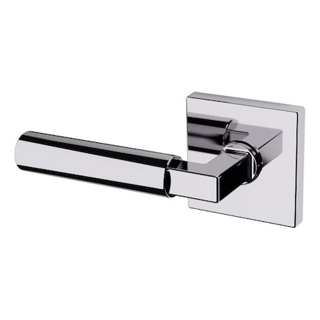 Baldwin Baldwin Preconfigured L029 Lever with R017 Rose Left Hand Half Dummy Lock Bright Chrome Finish L029260LDM