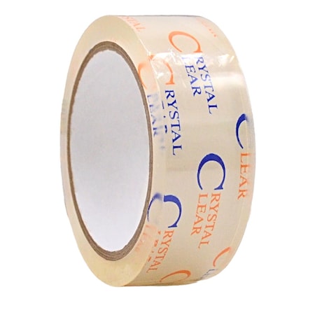 Wod Tape CST22CC Crystal Clear Carton Sealing Packaging Tape 2.2 Mil UV Resistant: 1.5 in. x 55 yds, 48PK WOD CST22CC-01500-48-55-CLE
