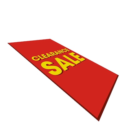 Showdown Displays 24 In X 36 In Superstrong Angle Iron Frame Graphic - Clearance Sale Red 908031-006