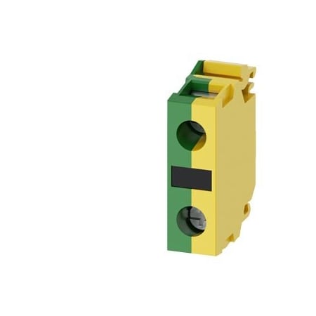 Siemens Support terminal, green/yellow, screw terminal, for front plate 3SU1400-1DA43-1AA0-ZY19