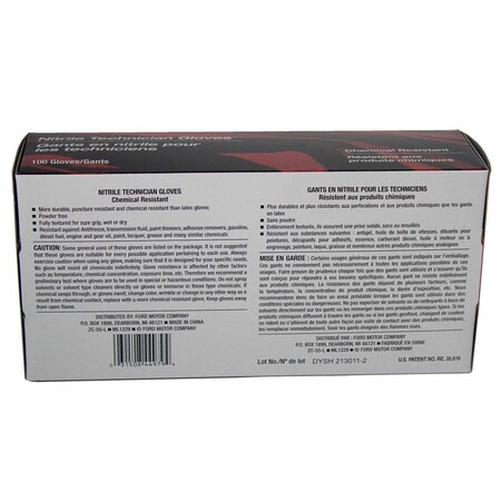Motorcraft Disposable Gloves,  ZC55L