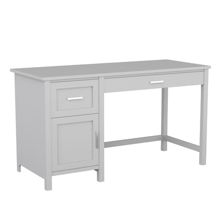 Martha Stewart 22.75 in. D X 54 in. W X Engineered Wood, Steel, Gray Frame/Brushed Nickel Hardware ZG-ZP-09-GY-MS