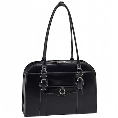 A1 Luggage Hillside - Black Leather Ladies Briefcase A1916955