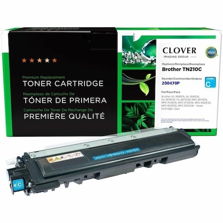 Cig Clover Imaging Remanufactured Cyan Toner Cartridge for Brother TN210 200470P