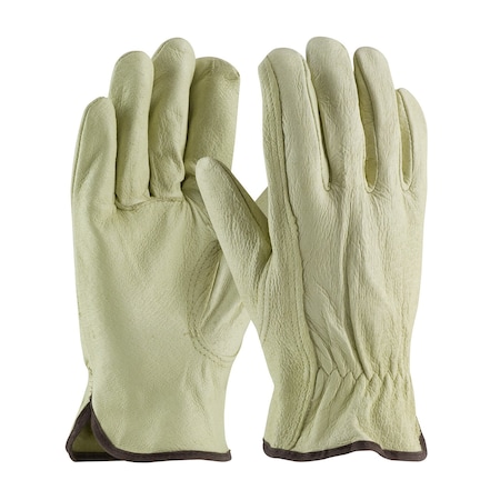 Pip Economy Grade Top Grain Pigskin Leather Drivers Glove, Keystone Thumb, 12PK 994K/XL
