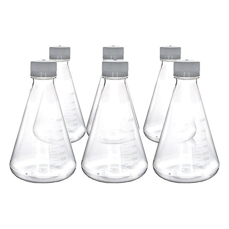 Eisco Scientific Erlenmeyer Flask, Colorless, 222 mm H, PK6 CH5234PK06