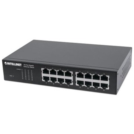 Intellinet Network Solutions Intellinet 16-Port Gigabit Ethernet Switch w/ Auto-Sensing Ports 561068