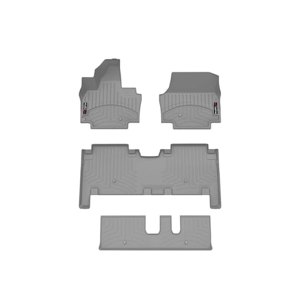 Weathertech Grey, Front, Rear and Rear Floorliners 461860-1-3-4
