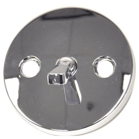 Danco Overflow Plate, Metal, Chrome, For: Existing Bathtub Fixtures 88975