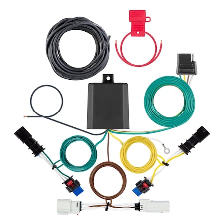 Curt Custom Wiring Harness, 4-Way Flat Output, Select Buick Envista 56542