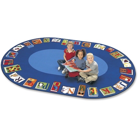 Carpets For Kids Reading by the Book 8.25 ft. x 11.67 ft. Oval Carpet 2616