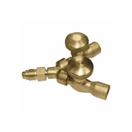 Western Enterprises ValvedY Connections, 200 PSIG, Brass, Male/Female, LH, 5/8 in - 18 312-412