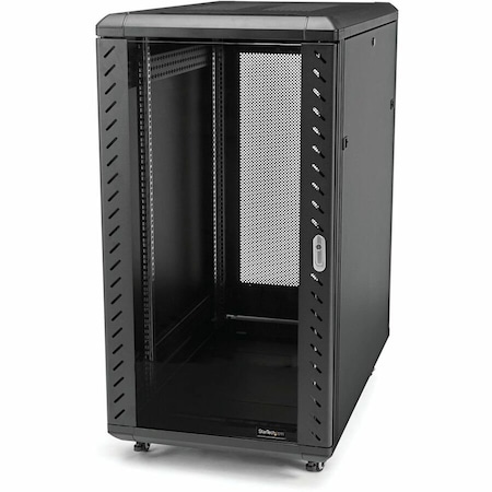Startech.Com 25U 36in Knock-Down Server Rack Cabinet with Casters RK2536BKF