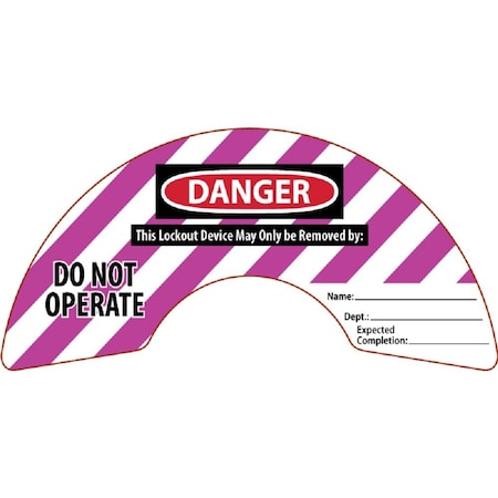 Accuform ROTATING GATE VALVE LABELS 8 in 13 in KDD429PR