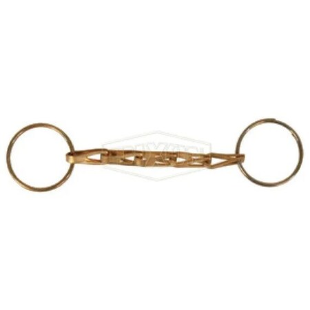 Dixon Sash Chain with Pull Ring, Suitable For Use w/ Cam and Grooved Fitting, 6-1/2 in, Brass, Domestic J150