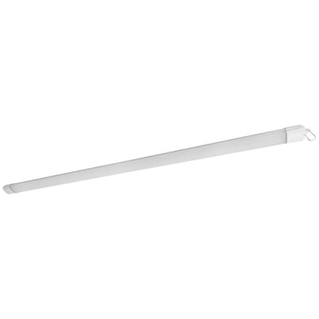 Sunlite 4' LED Waterproof Shop Light Fixture, 32W (100W=) 4480 Lumens 5000K IP65 Rated, Gray/Frost 85314-SU