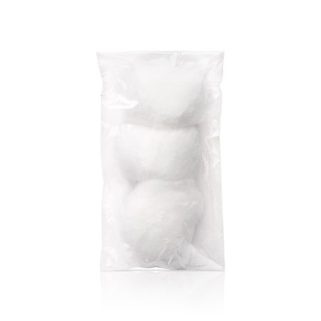 The Essential Collection 3 Cotton Balls / Clear Plastic Wrap, 1000PK HA-OPP-2