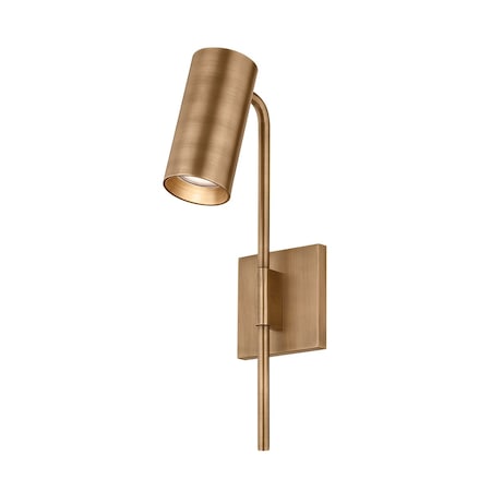 Troy Lighting Gage 1 Light Wall Sconce 4.25 In. Patina Brass B1715-PBR