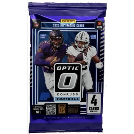 2025 Donruss Optic Panini Football Retail Pack Trading Cards 2-18837-24