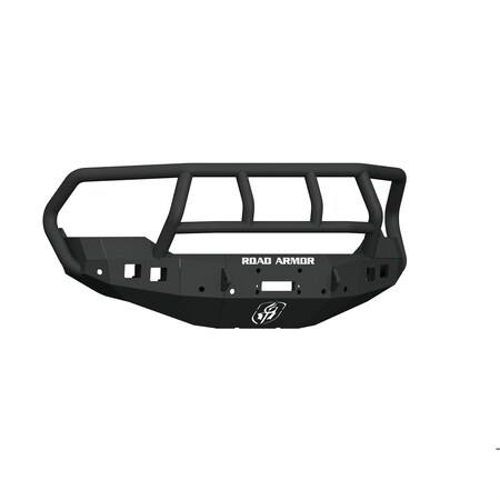Road Armor FRONT STEALTH WINCH BUMPER, TITAN II GUARD, SATIN BLACK 413F2B