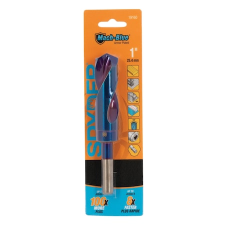 Spyder 1-Inch Tri-Flat Shank S&D Drill Bit 19160