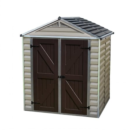 Palram Canopia  SkyLight Storage Shed - 6 x 5 ft. - Tan HG9605T