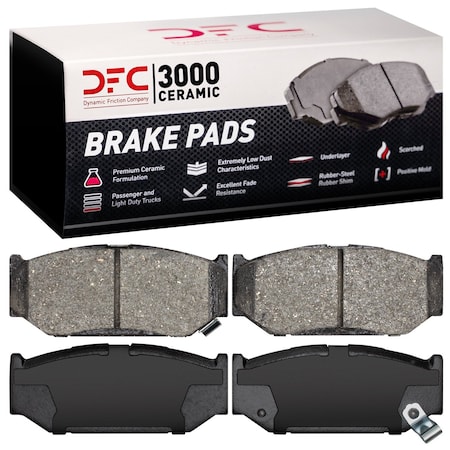 Dfc 3000 Ceramic, Disc Brake Pad Set,  1310-1614-00