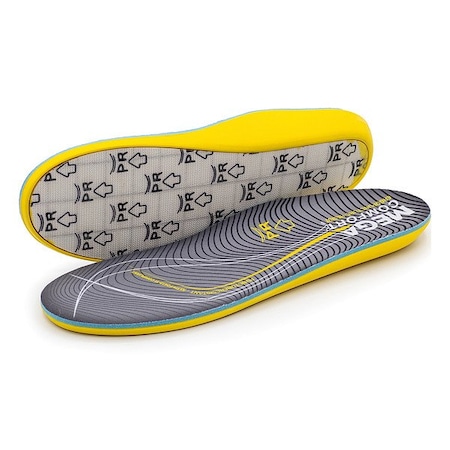 Megacomfort Insole, Yellow; Gray, Round, XL, PR MCPR-XL